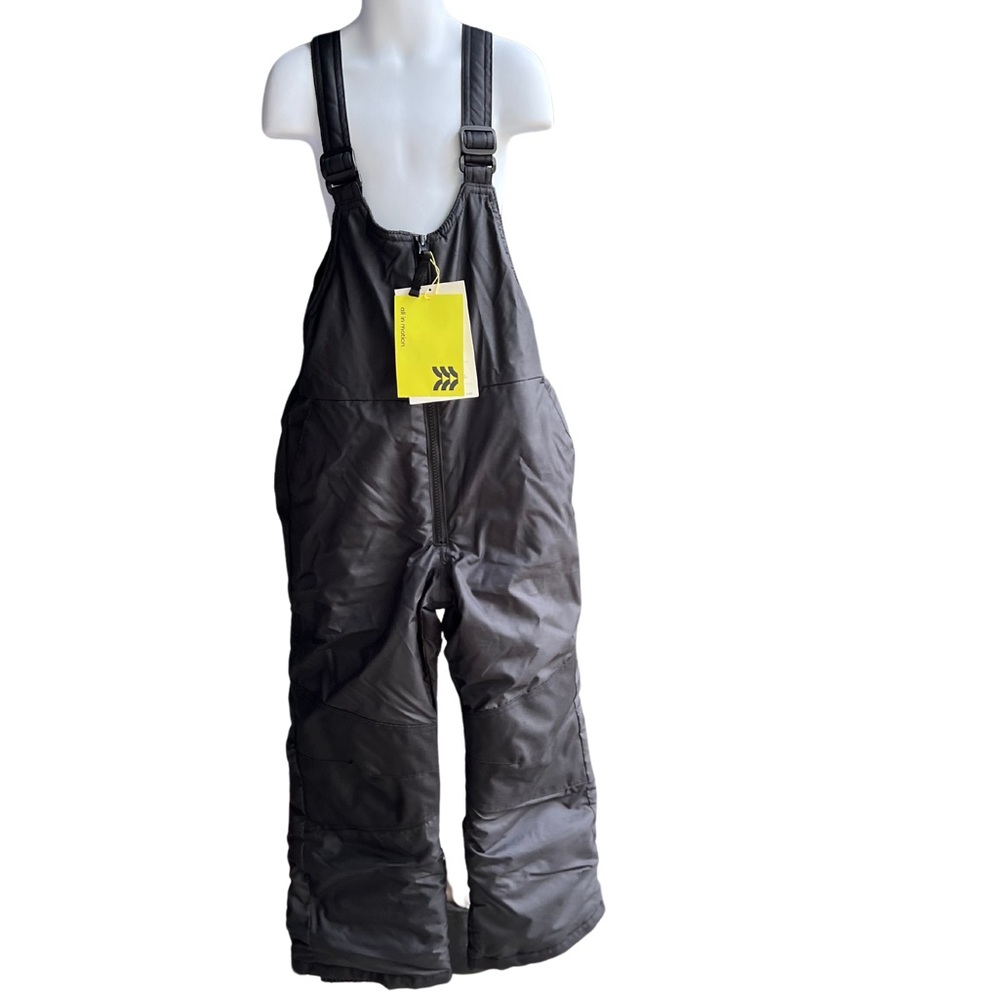 all in motion Black Kids Snow Bib Overalls